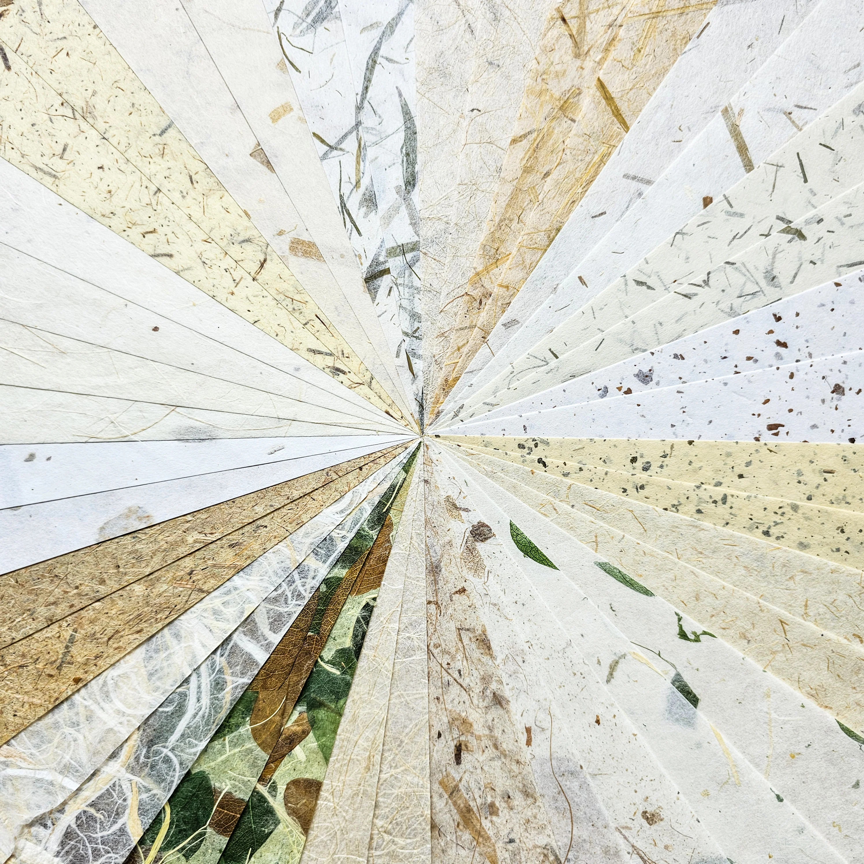 A4 Natural Inclusion Mulberry Paper Pack (40 sheets, 20 designs) - Image 6