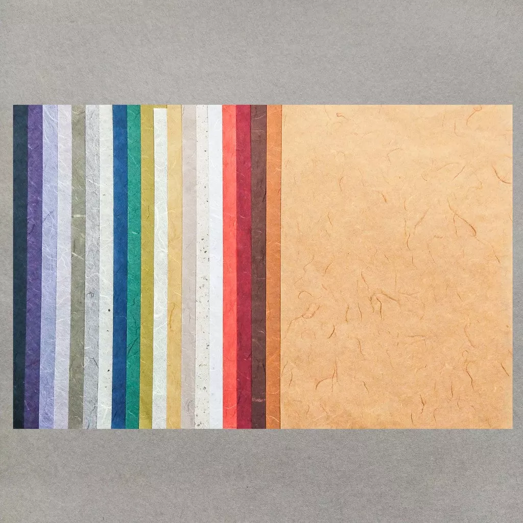 Assorted A4 Earth Unryu Kozo Paper Set 40 Sheets - Image 4