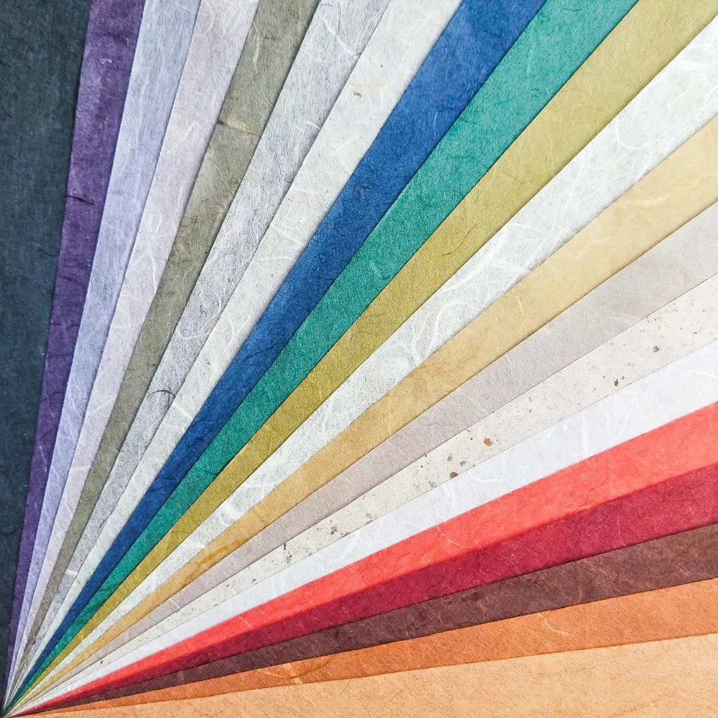 Assorted A4 Earth Unryu Kozo Paper Set 40 Sheets - Image 5