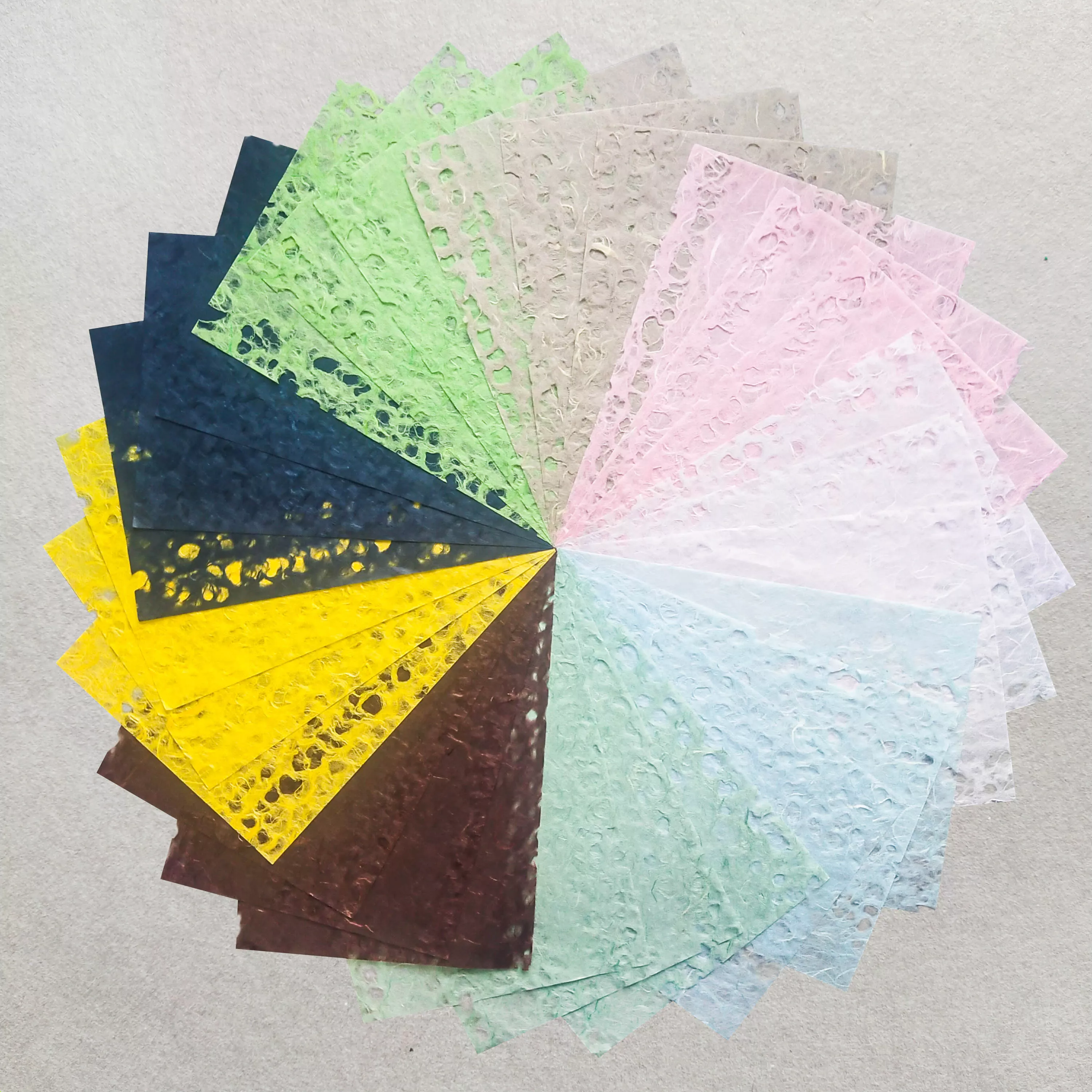 Assorted A4 Lace Kozo Paper Set 27 Sheets - Image 3