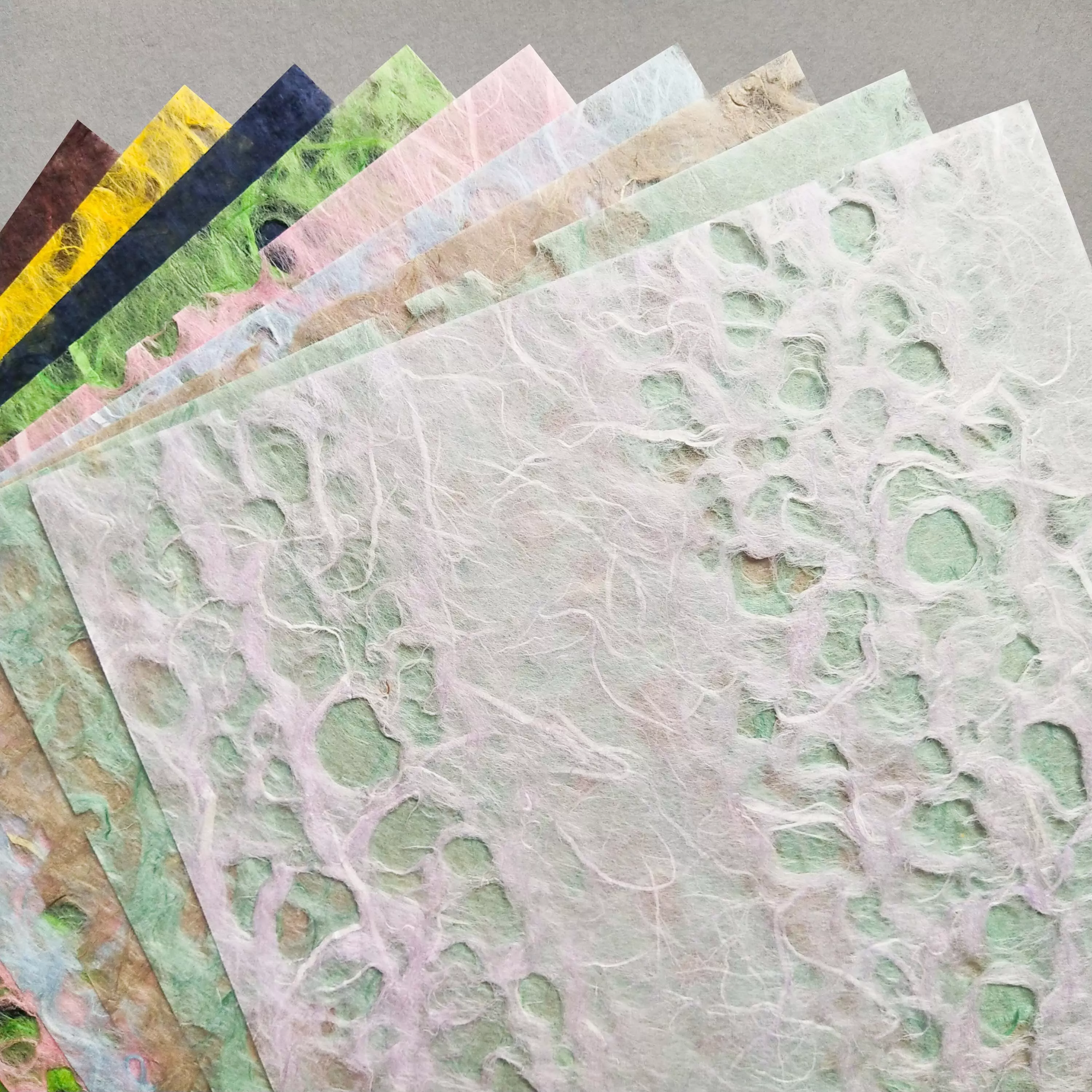 Assorted A4 Lace Kozo Paper Set 27 Sheets - Image 4
