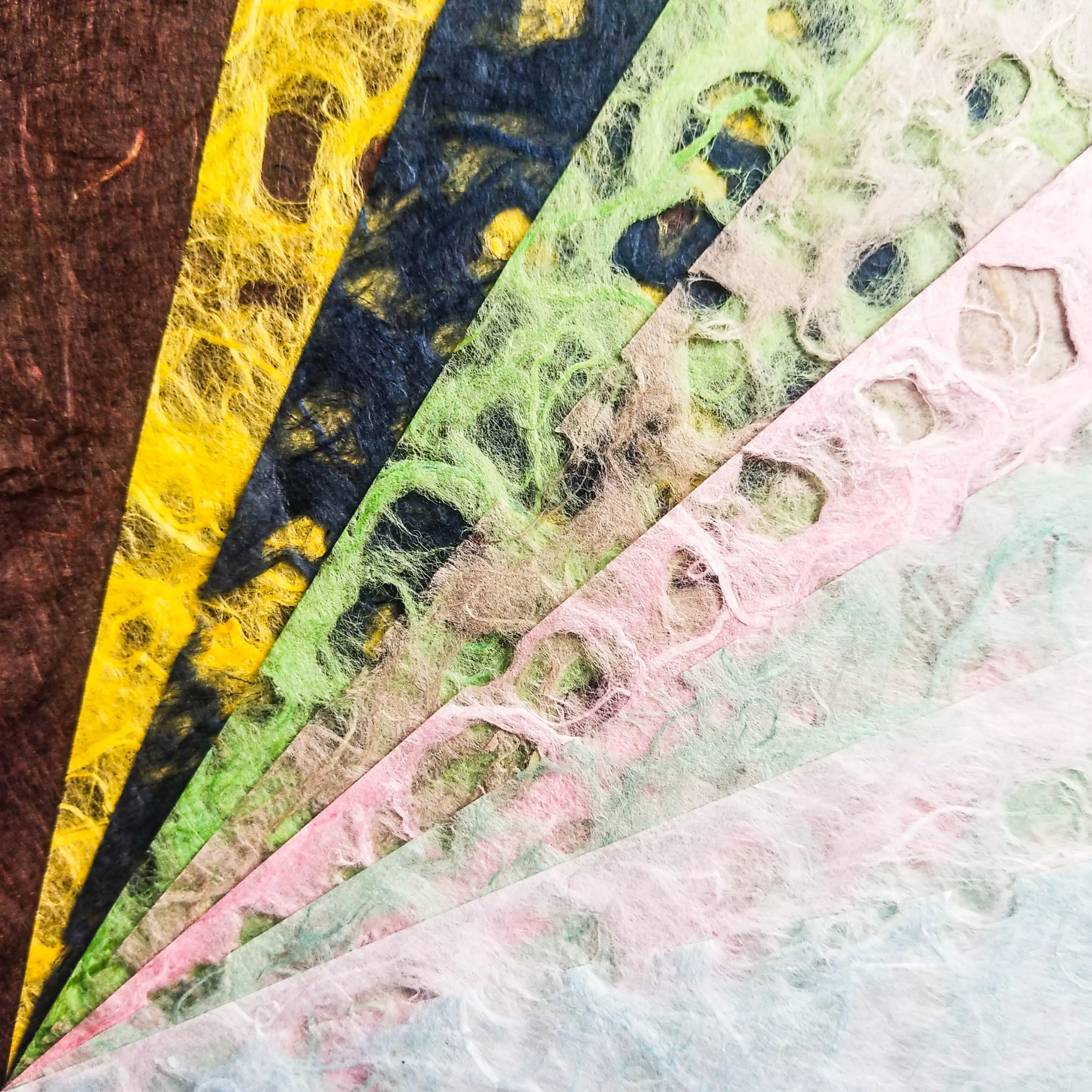 Assorted A4 Lace Kozo Paper Set 27 Sheets - Image 6