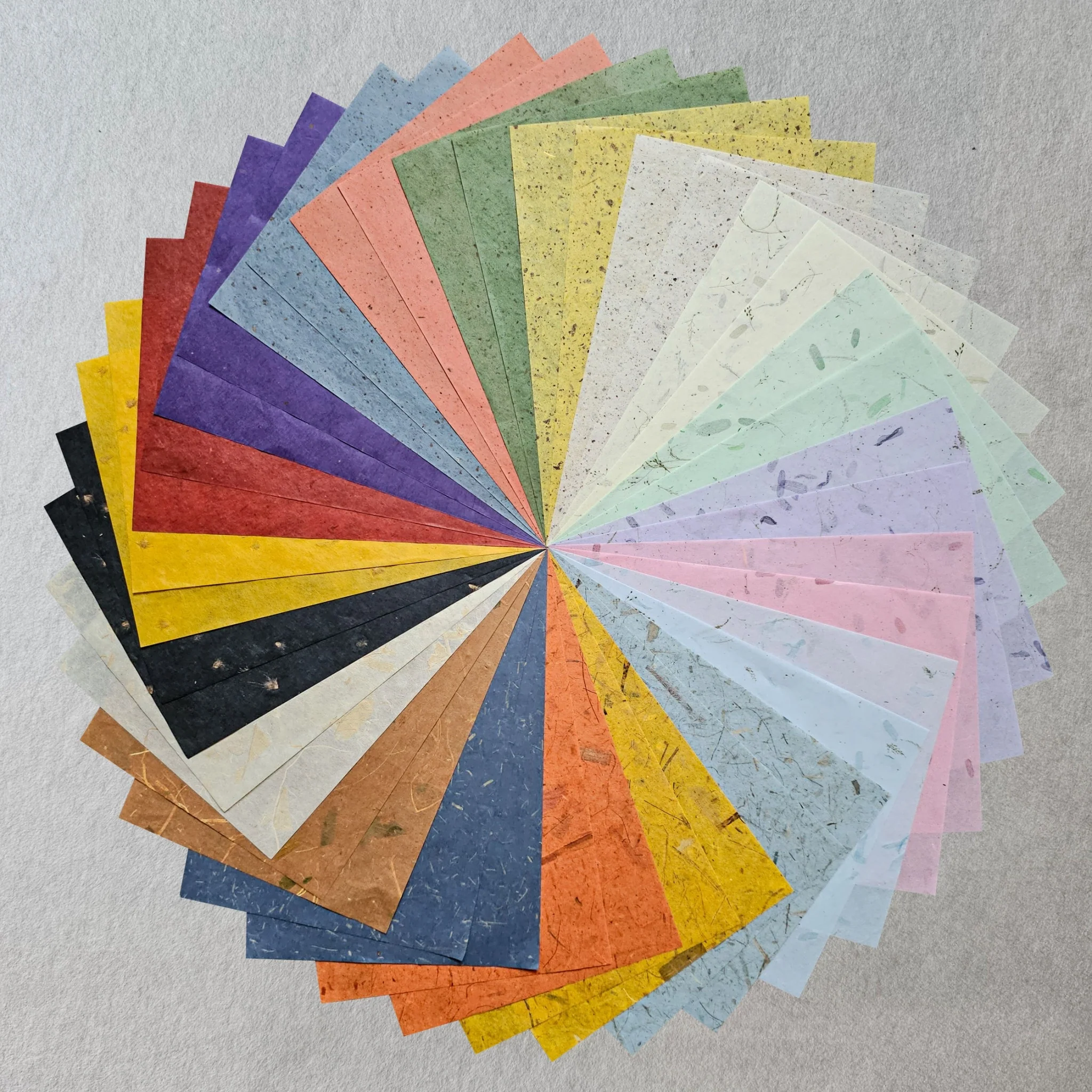 Assorted A4 Mix Leaf & Flower Mulberry Paper Set (40 Sheets) - Image 4