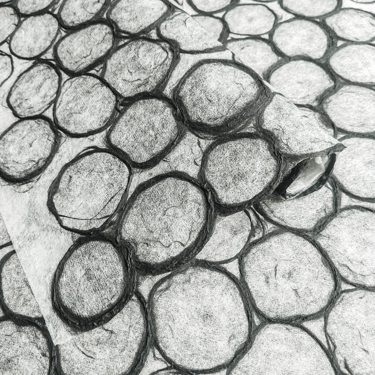 Handmade Beehive Kozo Paper (Black) - Image 3