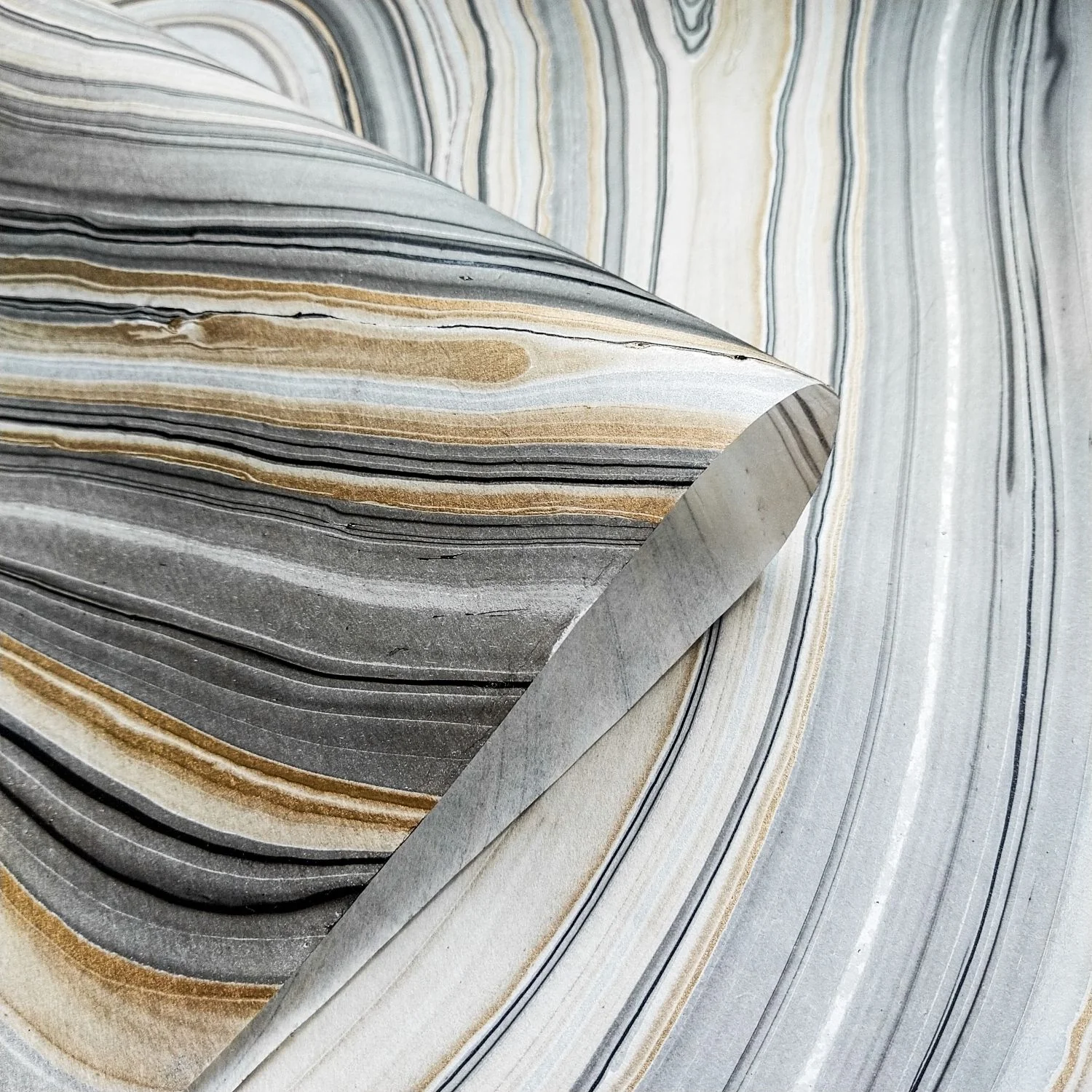 Marble Kozo Paper - Design 1 - Image 3