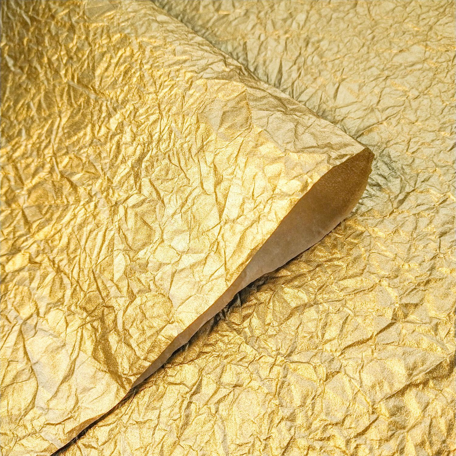 Momigami Gleaming Metallic Kozo Paper (Gold) - Image 3