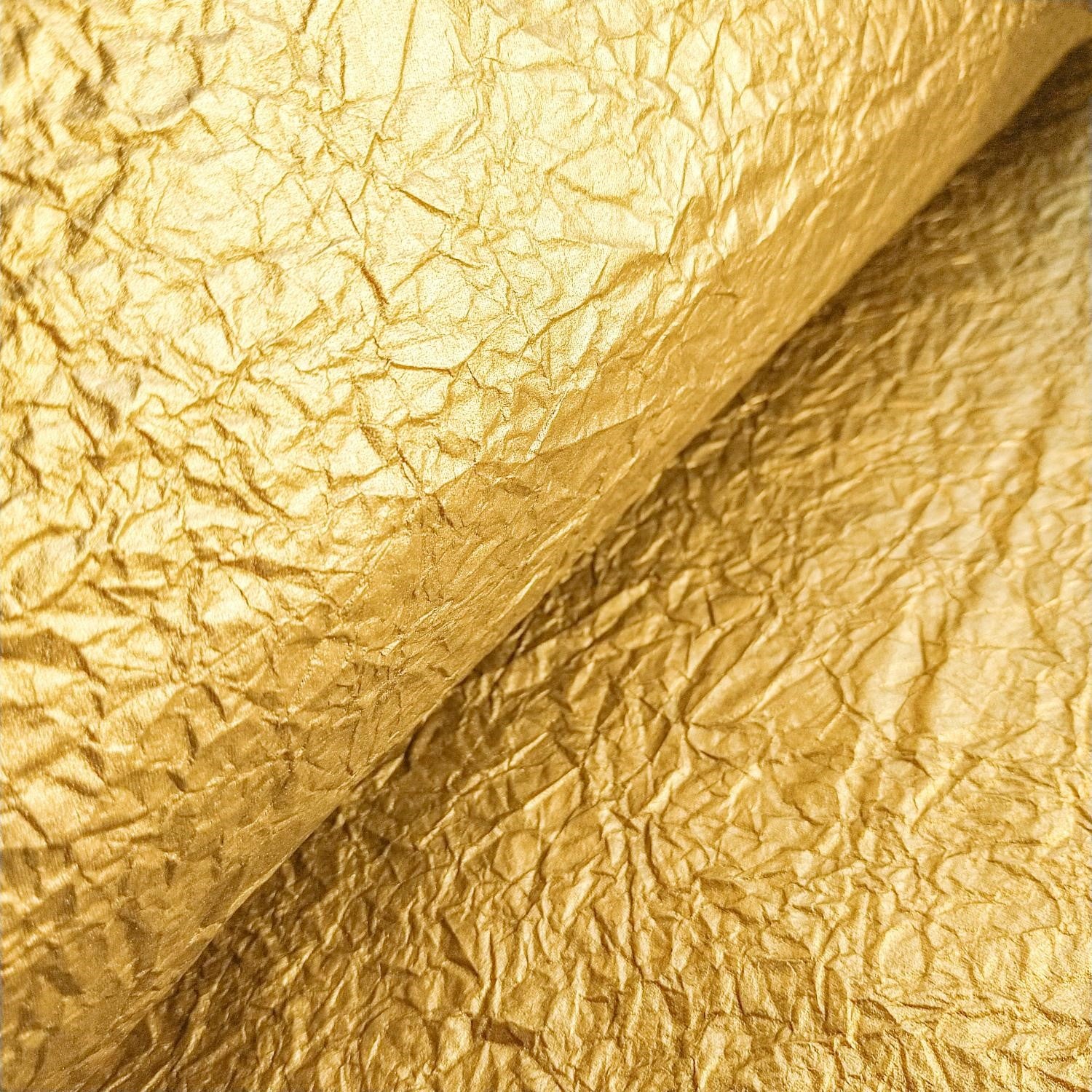 Momigami Gleaming Metallic Kozo Paper (Gold) - Image 4